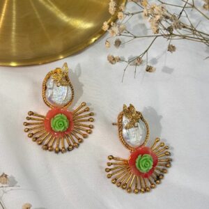 Naizhu Rhinestone Earrings